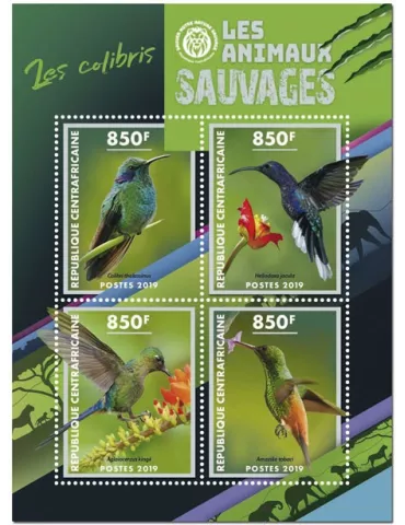 n° 6248/6251 - Timbre CENTRAFRIQUE Poste