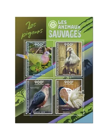 n° 6342/6345 - Timbre CENTRAFRIQUE Poste