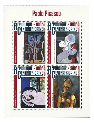 n° 6492/6495 - Timbre CENTRAFRIQUE Poste