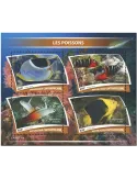 n° 6496/6499 - Timbre CENTRAFRIQUE Poste