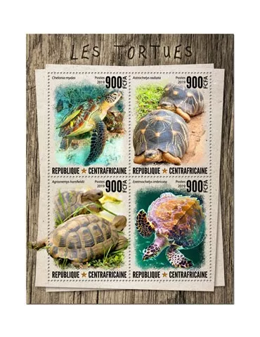 n° 6512/6515 - Timbre CENTRAFRIQUE Poste