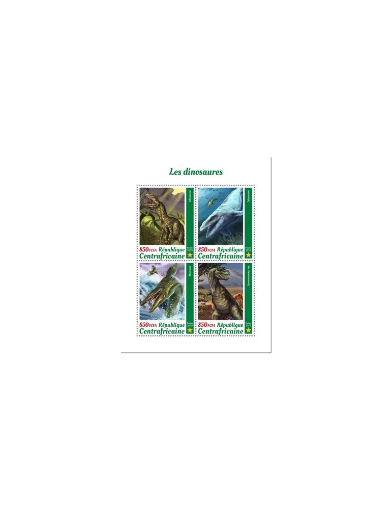 n° 6516/6519 - Timbre CENTRAFRIQUE Poste
