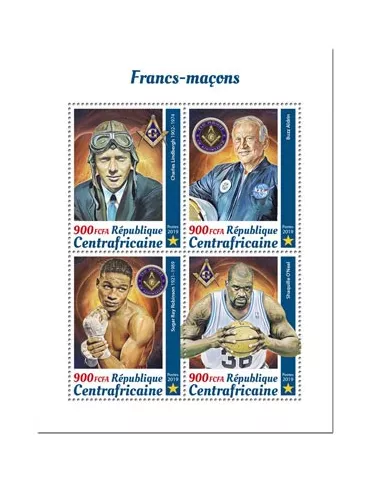 n° 6536/6539 - Timbre CENTRAFRIQUE Poste