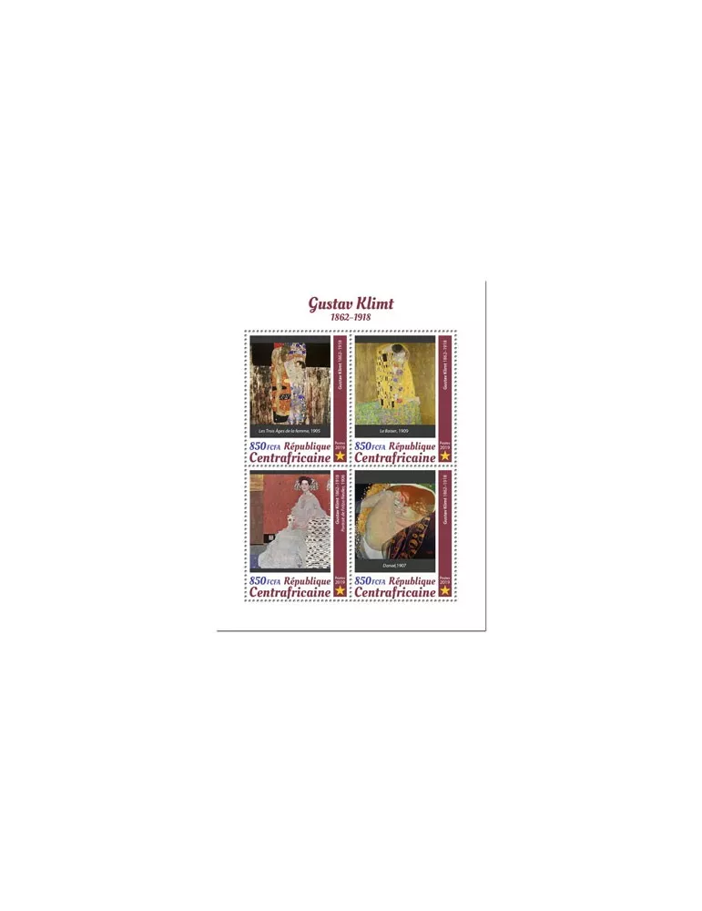 n° 6556/6559 - Timbre CENTRAFRIQUE Poste