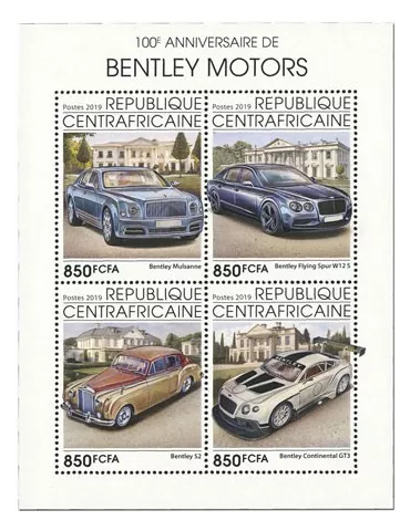 n° 6653/6656 - Timbre CENTRAFRIQUE Poste