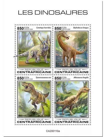 n° 6750/6753  - Timbre CENTRAFRIQUE Poste