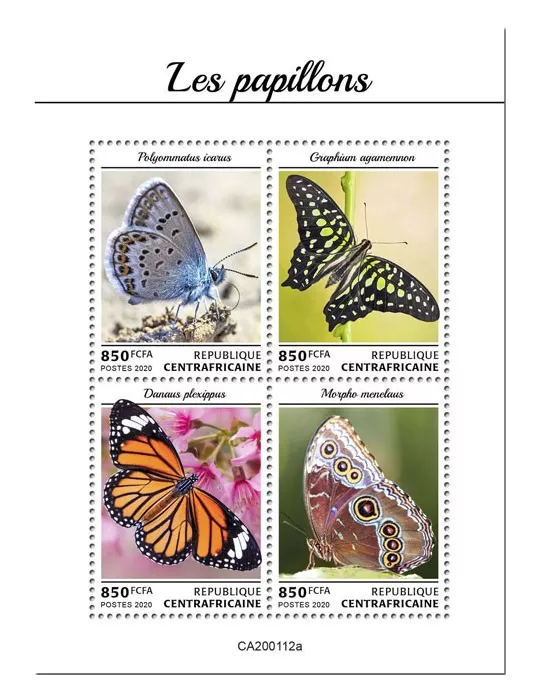 n° 6758/6761  - Timbre CENTRAFRIQUE Poste