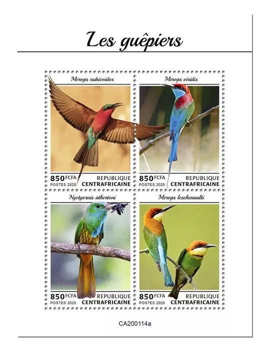 n° 6778/6781  - Timbre CENTRAFRIQUE Poste