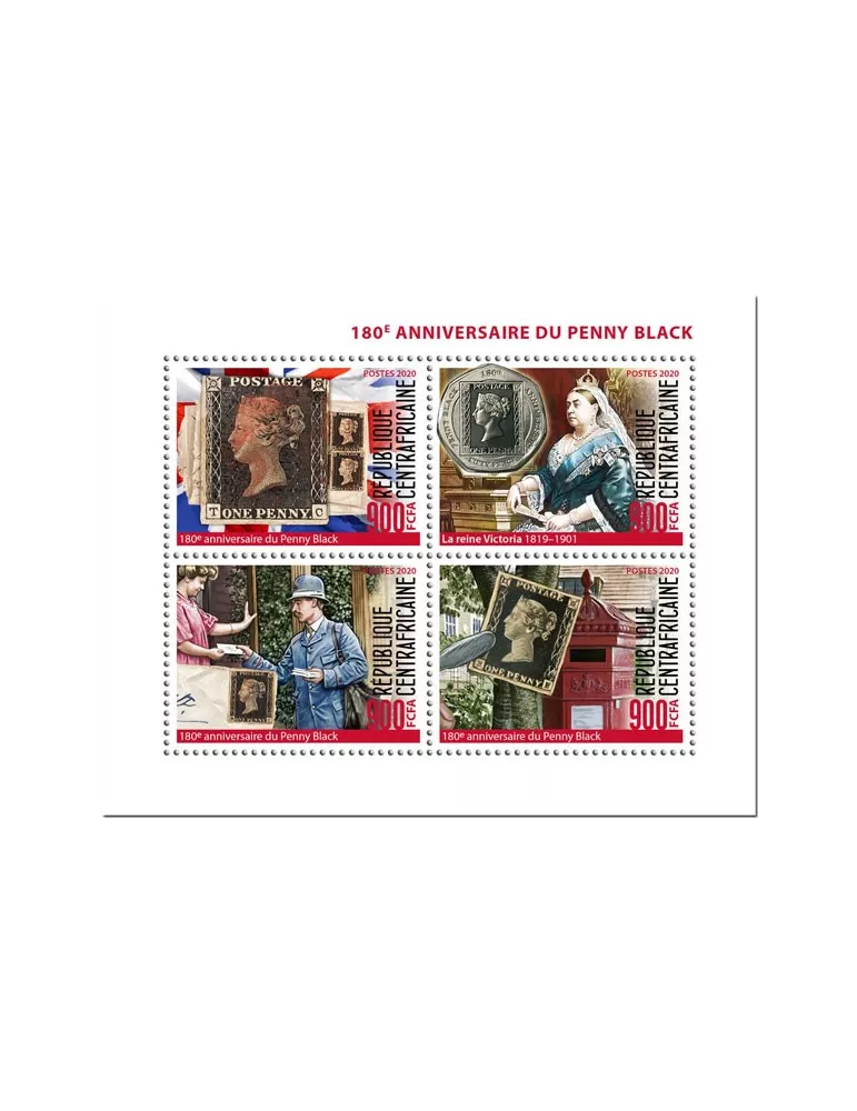 n° 6790/6793  - Timbre CENTRAFRIQUE Poste