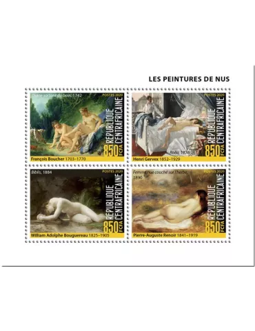 n° 6826/6829  - Timbre CENTRAFRIQUE Poste