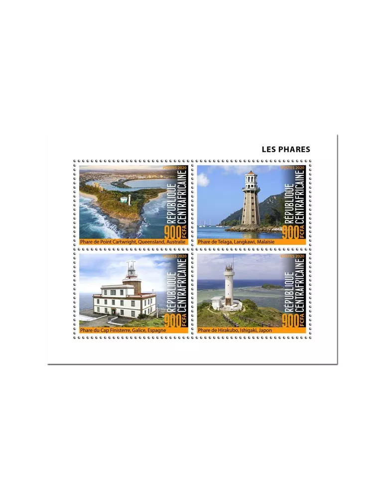 n° 6830/6833  - Timbre CENTRAFRIQUE Poste