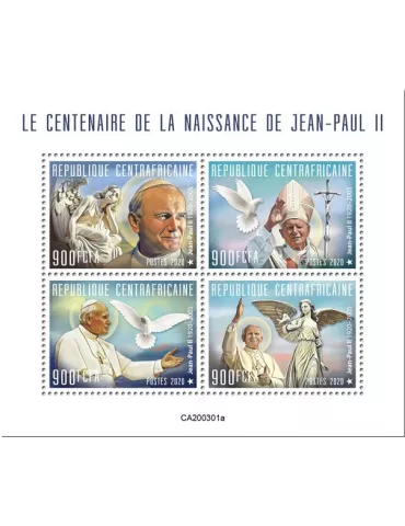 n° 6850/6853  - Timbre CENTRAFRIQUE Poste