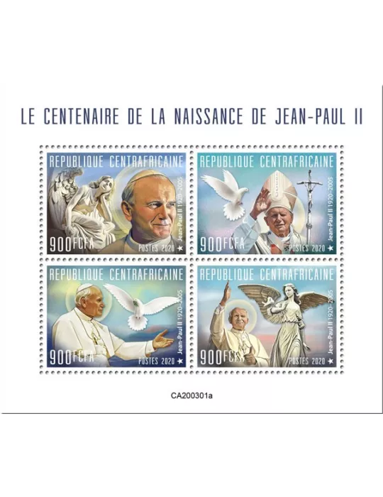 n° 6850/6853  - Timbre CENTRAFRIQUE Poste