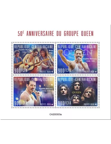 n° 6858/6861  - Timbre CENTRAFRIQUE Poste