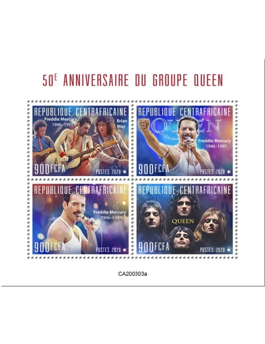 n° 6858/6861  - Timbre CENTRAFRIQUE Poste