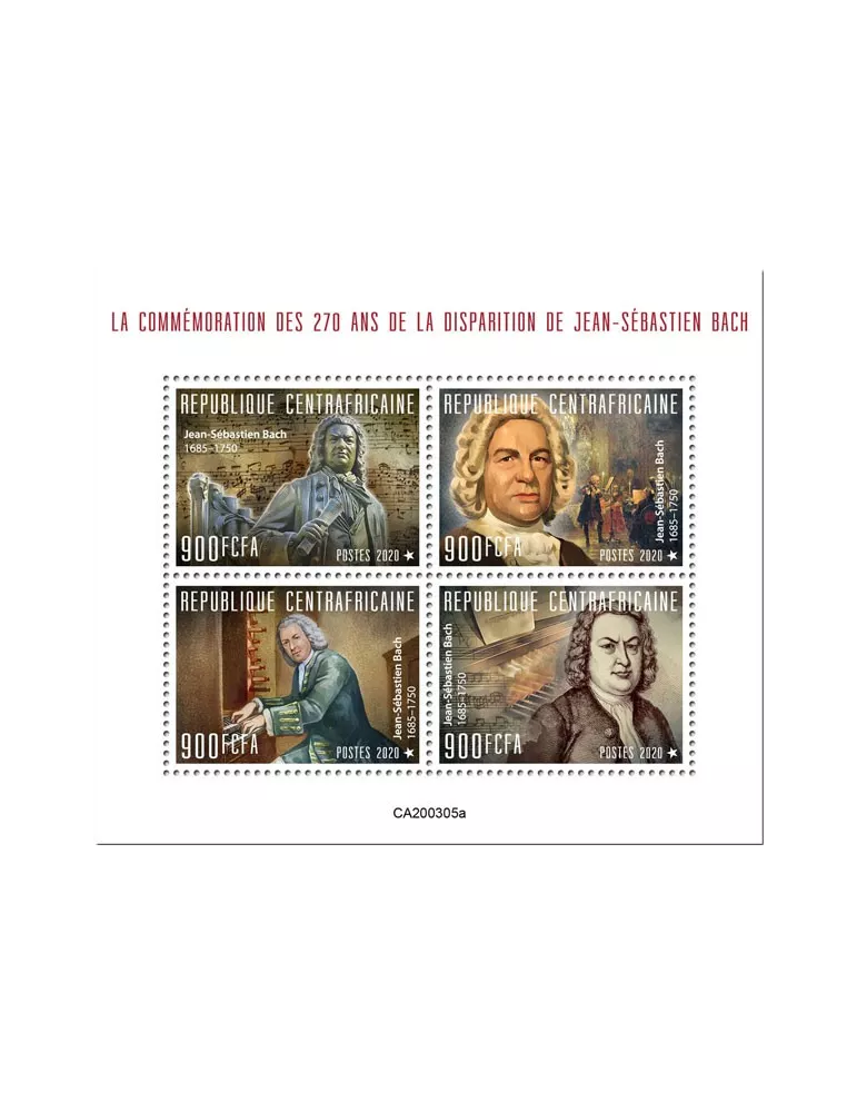 n° 6866/6869  - Timbre CENTRAFRIQUE Poste