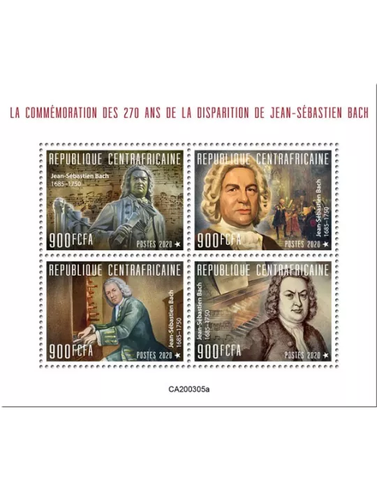 n° 6866/6869  - Timbre CENTRAFRIQUE Poste
