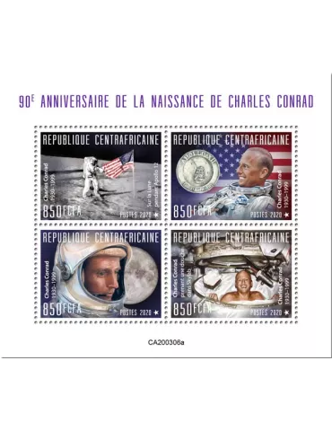 n° 6870/6873  - Timbre CENTRAFRIQUE Poste