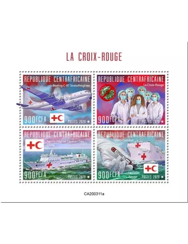 n° 6890/6893  - Timbre CENTRAFRIQUE Poste