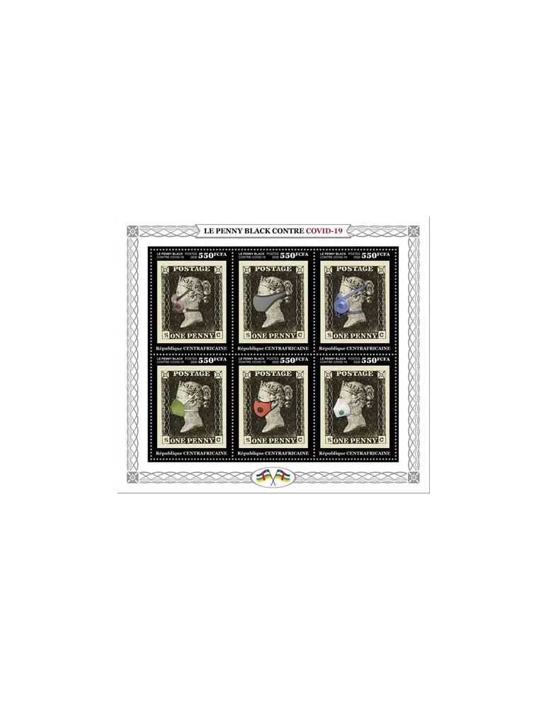n° 6898/6903  - Timbre CENTRAFRIQUE Poste