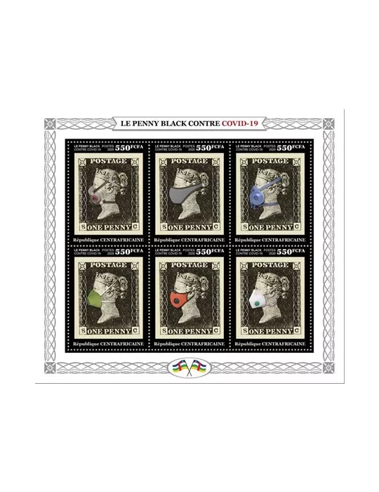 n° 6898/6903  - Timbre CENTRAFRIQUE Poste