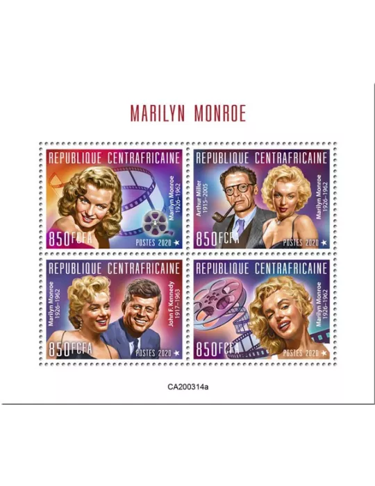n° 6904/6907  - Timbre CENTRAFRIQUE Poste