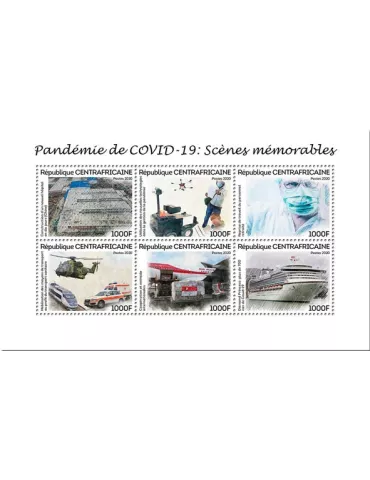 n° 6921/6926  - Timbre CENTRAFRIQUE Poste