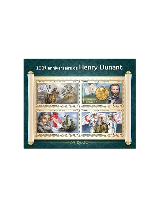 n° 2096/2099 - Timbre DJIBOUTI Poste