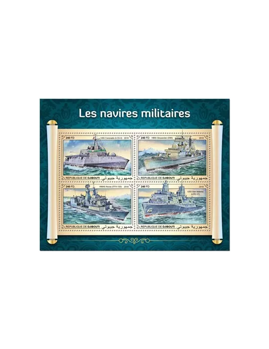n° 2136/2139 - Timbre DJIBOUTI Poste