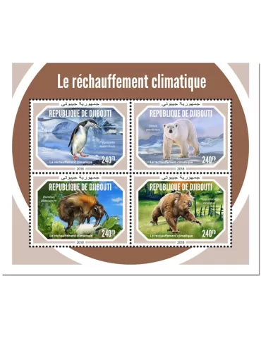n° 2261/2264 - Timbre DJIBOUTI Poste