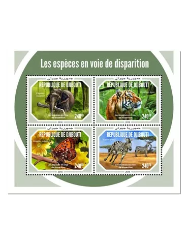 n° 2313/2316 - Timbre DJIBOUTI Poste