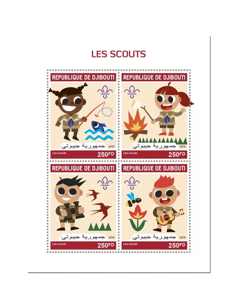 n° 2749/2752 - Timbre DJIBOUTI Poste