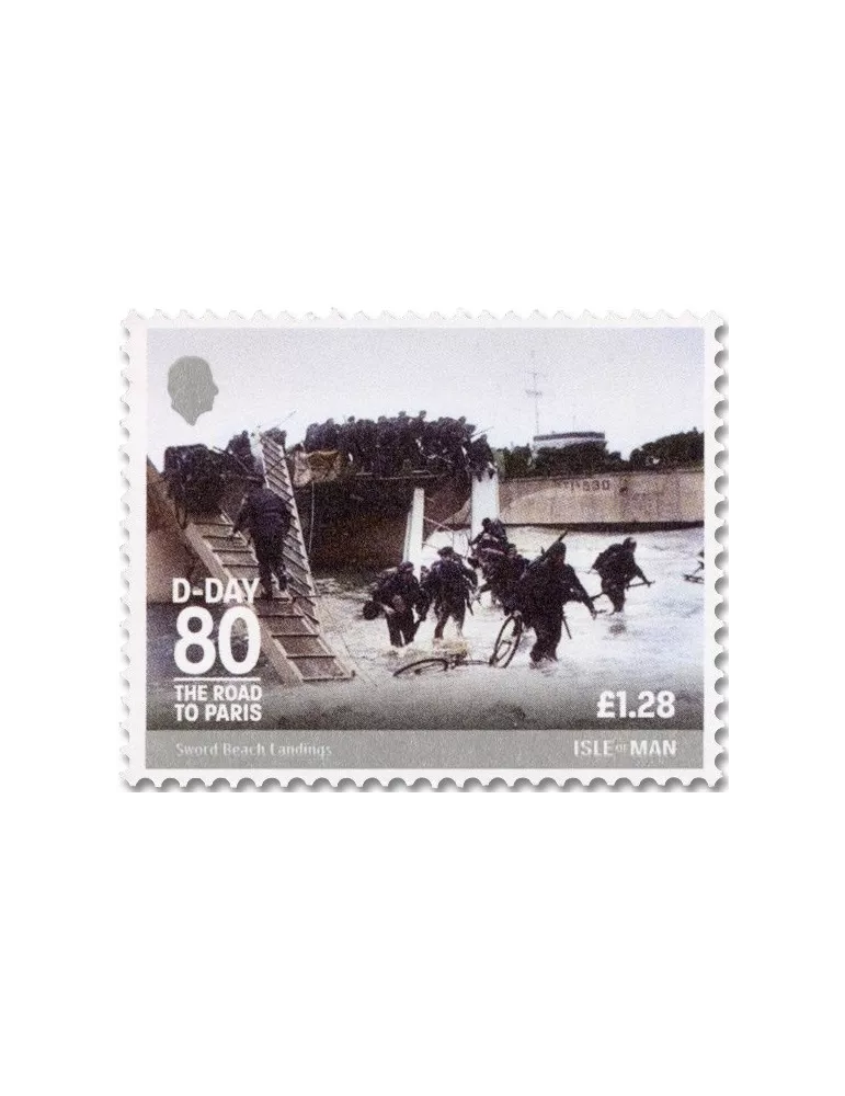 n° 3123/3127 et n° 3128/3132 - Timbre ILE DE MAN Poste