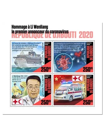 n° 2928/2931  - Timbre DJIBOUTI Poste