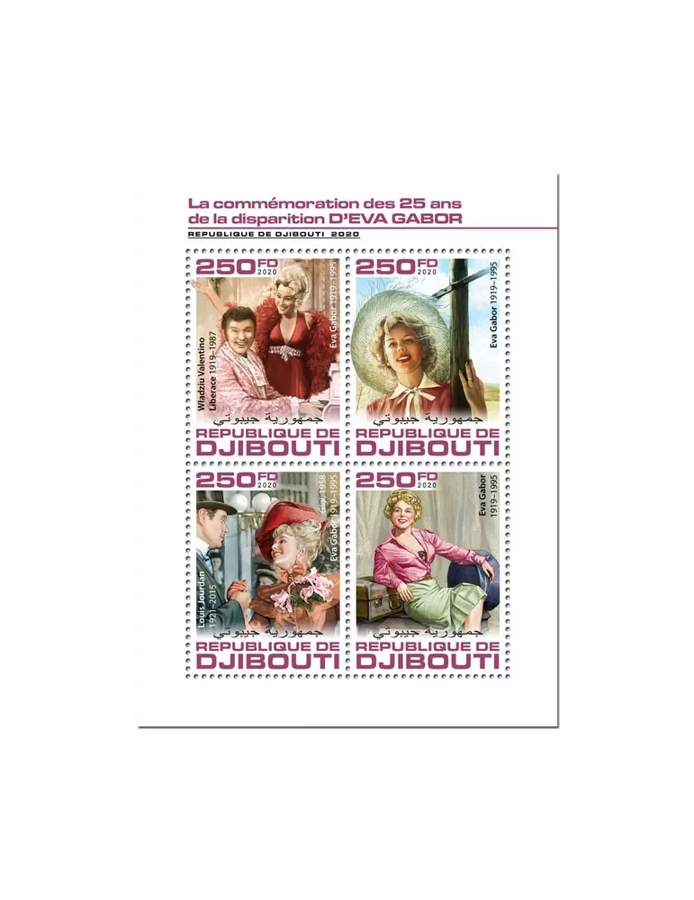 n° 2960/2963  - Timbre DJIBOUTI Poste