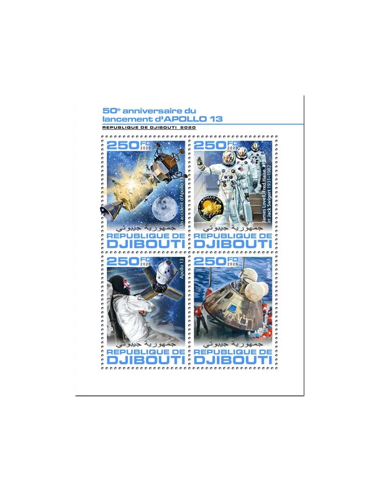 n° 2972/2975  - Timbre DJIBOUTI Poste
