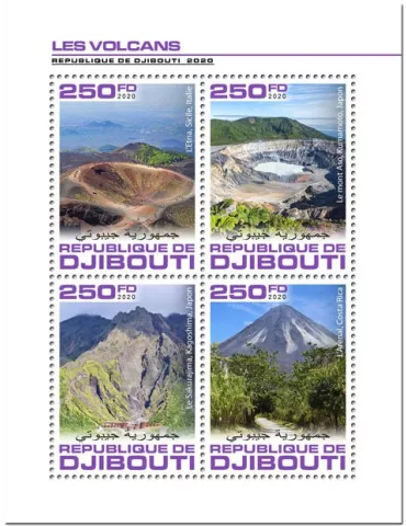 n° 3004/3007  - Timbre DJIBOUTI Poste