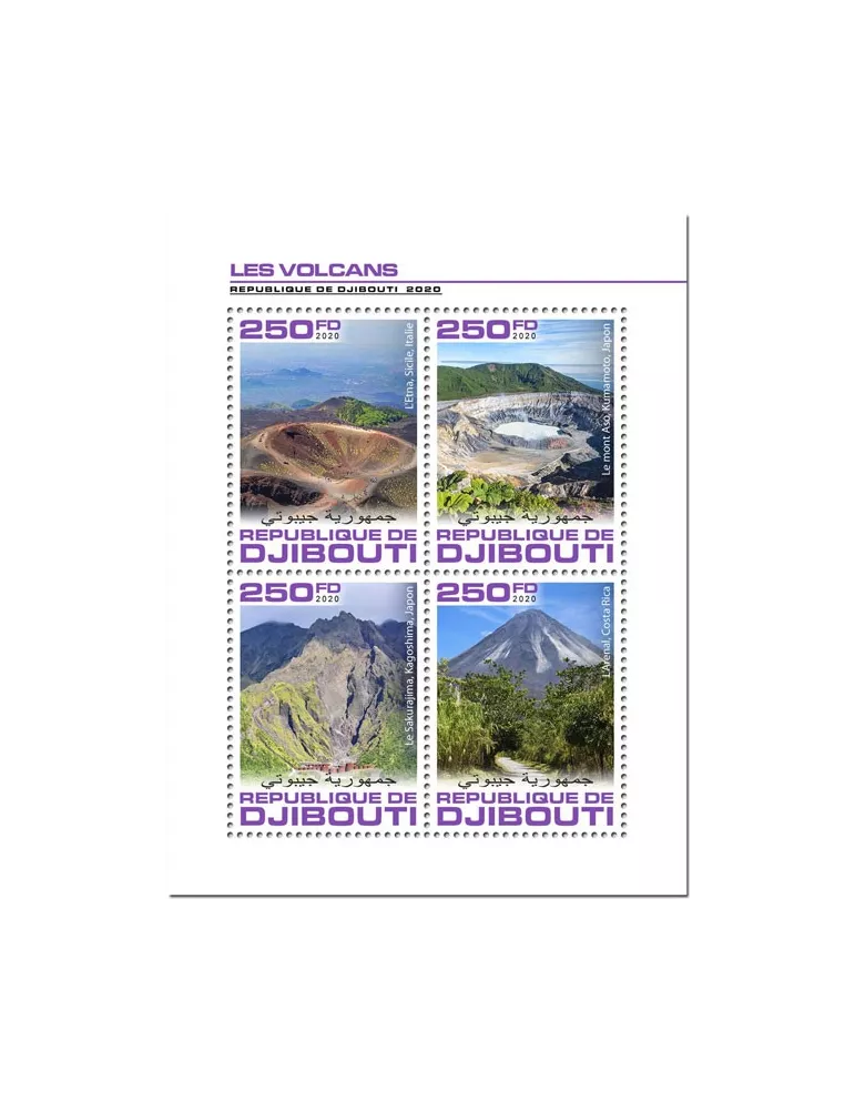 n° 3004/3007  - Timbre DJIBOUTI Poste