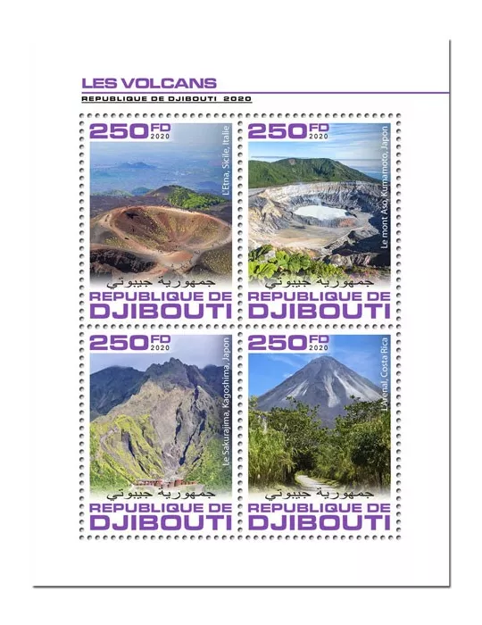 n° 3004/3007  - Timbre DJIBOUTI Poste