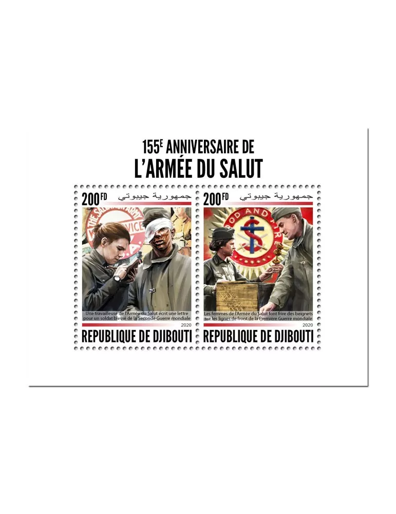 n° 3009/3010  - Timbre DJIBOUTI Poste