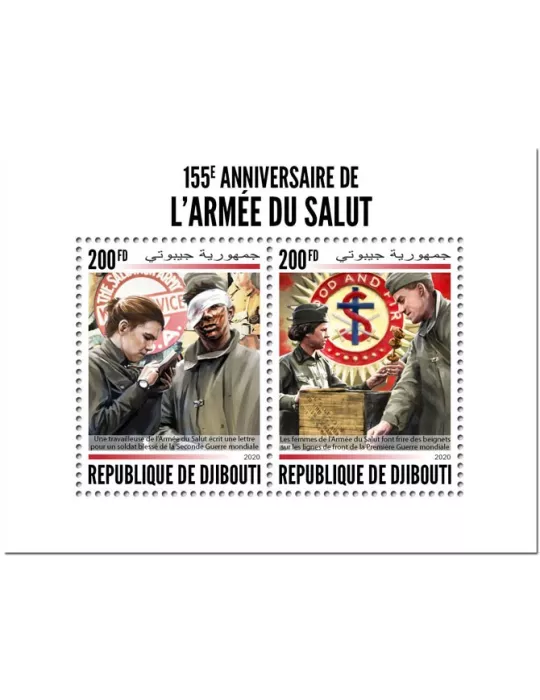n° 3009/3010  - Timbre DJIBOUTI Poste
