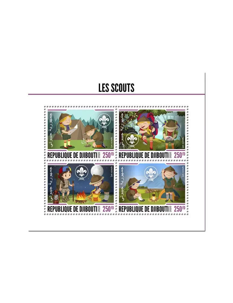 n° 3073/3076  - Timbre DJIBOUTI Poste