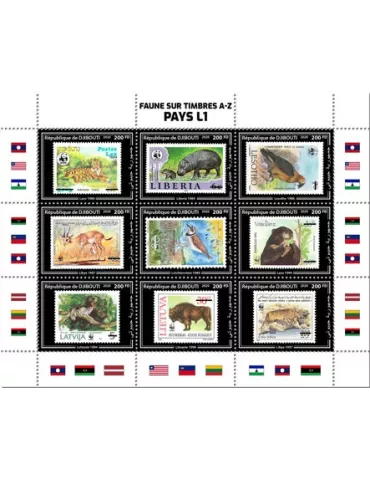 n° 3095/3103  - Timbre DJIBOUTI Poste