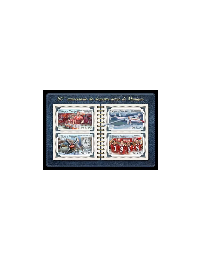 n° 6117/6120 - Timbre SAINT-THOMAS ET PRINCE Poste