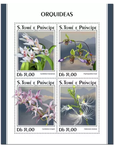 n° 6153/6156 - Timbre SAINT-THOMAS ET PRINCE Poste