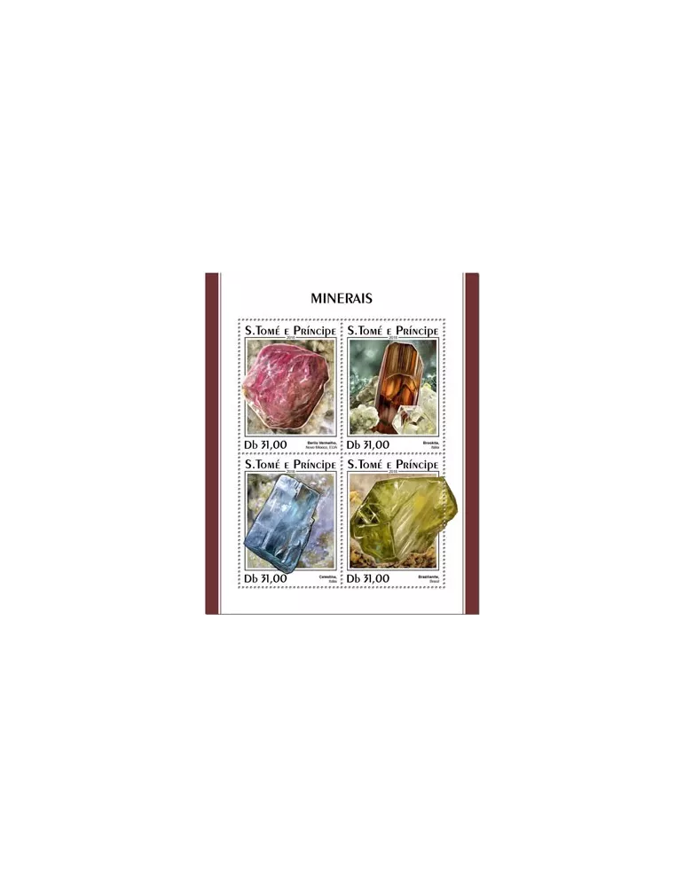 n° 6173/6176 - Timbre SAINT-THOMAS ET PRINCE Poste
