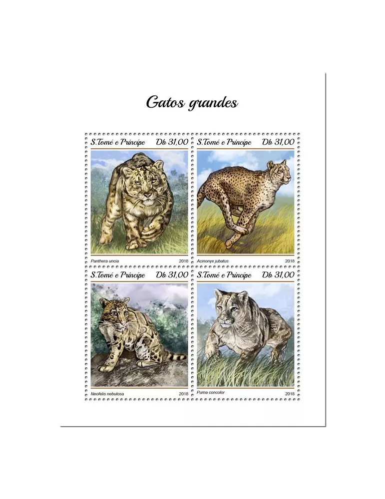 n° 6301/6304 - Timbre SAINT-THOMAS ET PRINCE Poste