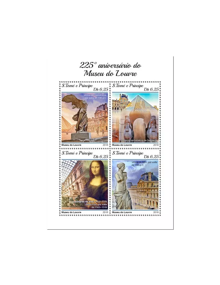 n° 6361/6364 - Timbre SAINT-THOMAS ET PRINCE Poste