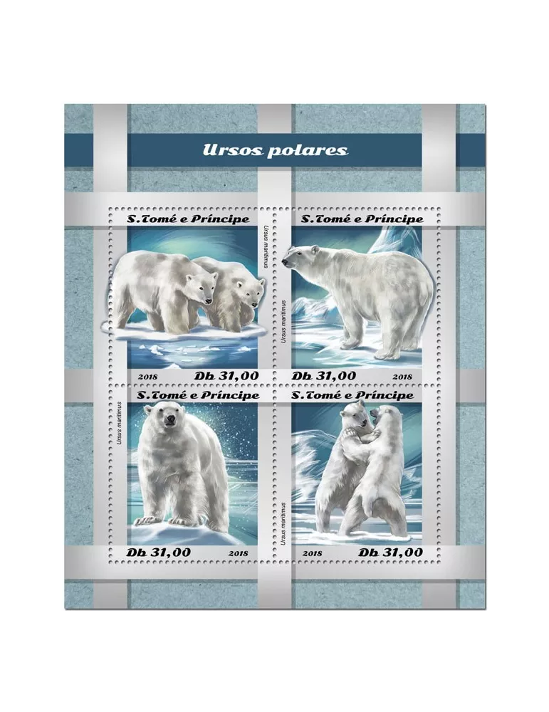 n° 6378/6381 - Timbre SAINT-THOMAS ET PRINCE Poste