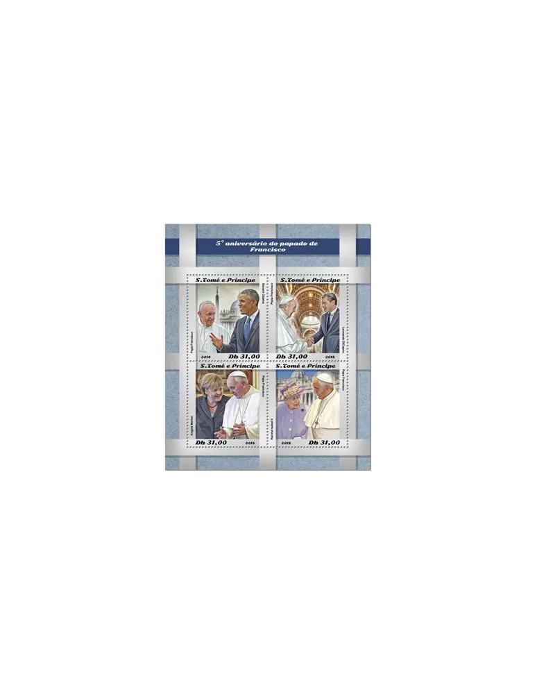 n° 6398/6401 - Timbre SAINT-THOMAS ET PRINCE Poste